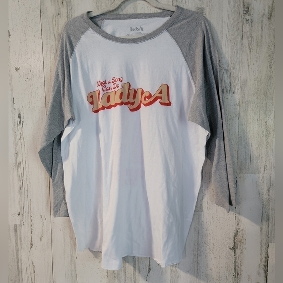 🧡LADY A 2021 Raglan Concert Tour Tshirt - Picture 1 of 3